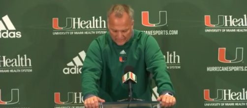 Mark Richt addresses the media after practice to discuss Saturday&rsquo;s game vs. Florida State. Miam Hurricanes Football|Facebook