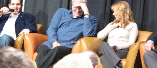 Phil Jackson and Jeanie Buss during happy times/ photo by donielle/ Flickr