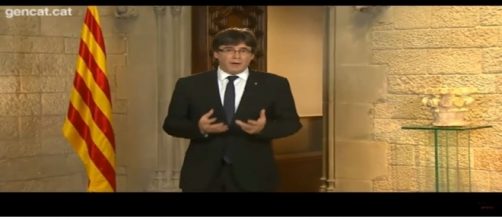 Speech of Carles Puigdemont - Youtube/ Europa Press