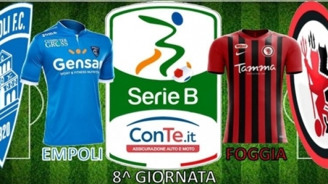 Empoli e Foggia si affronteranno domenica al "Carlo Castellani" nell'8^ giornata del campionato di Serie B ConTe.it