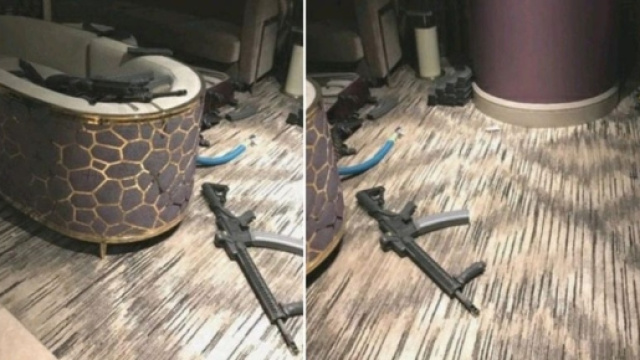 La stanza d'algergo, dove alloggiava il killer di Las Vegas