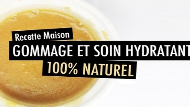 un gommage 100% bio fait maison