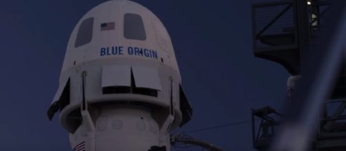 Blue Origin plans to send passengers into space within 18 months [Image via Blue Origin/YouTube screencap]