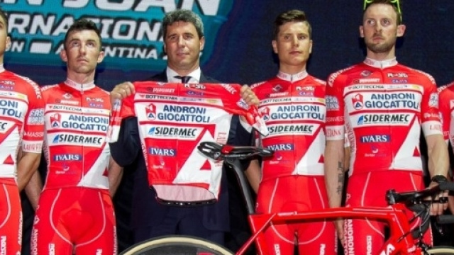 La Androni, squadra vincitrice della Ciclismo Cup.