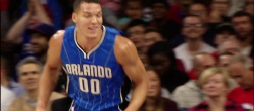 Aaron Gordon scored 19 points for the Magic in a 93-90 preseason win over Miami on Saturday. [Image via NBA/YouTube]