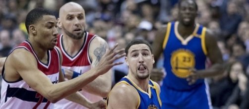 Klay Thompson helped the Warriors win their second title in three years last season -- Keith Allison via WikiCommons