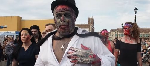 Saturday was World Zombie Day with the undead taking over the streets of many cities [Image credit NJ.com/YouTube]