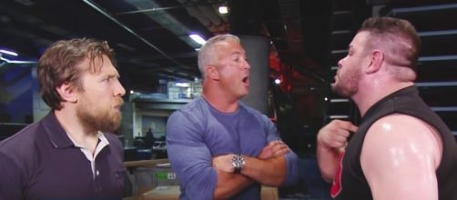 Tensions between Shane McMahon and Kevin Owens have boiled over for weeks, leading to their WWE 'Hell in a Cell' match. [Image via WWE/YouTube]