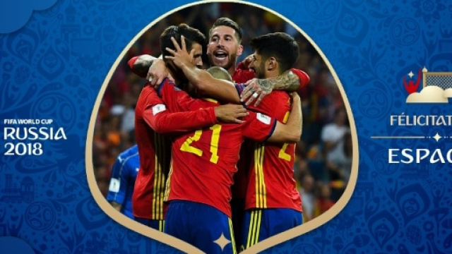 L'&eacute;quipe d'Espagne s'est qualifi&eacute;e haut-la-main pour le Mondial 2018 en Russie