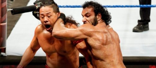 Jinder Mahal defended the WWE Championship against Shinsuke Nakamura at Sunday's 'Hell in a Cell 2017' PPV. [Image via WWE/YouTube]