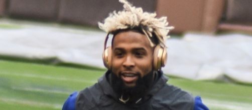 Odell Beckham Jr. caught five passes for 97 yards and a touchdown before he was injured -- Erik Drost via WikiCommons