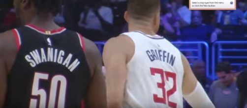 Portland Trail Blazers vs LA Clippers on October 8. [Image Credit: Ximo Pierto/ YouTube]