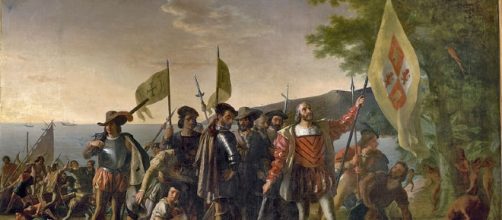 The landing of Columbus [Image Credit: Architect of the US Capitol/Wikimedia Commons]