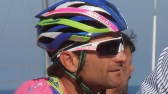 Michele Scarponi in maglia Lampre
