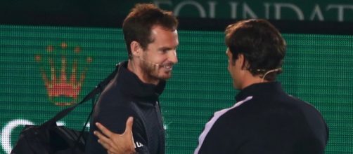 Andy Murray and Roger Federer. (Image Credit: Marianne Bevis, Flickr -- CC BY-ND 2.0)