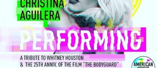 Christina Aguilera rinde tributo a Whitney Houston en los American Music Award