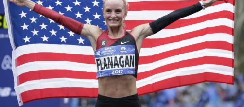 Marblehead Native Shalane Flanagan Wins NYC Marathon. (Image Credit: WBUR News/Youtube Screencap)