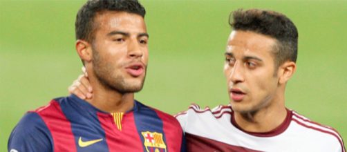 Rafinha, en la puerta de salida. Su hermano Thiago, podr&iacute;a volver