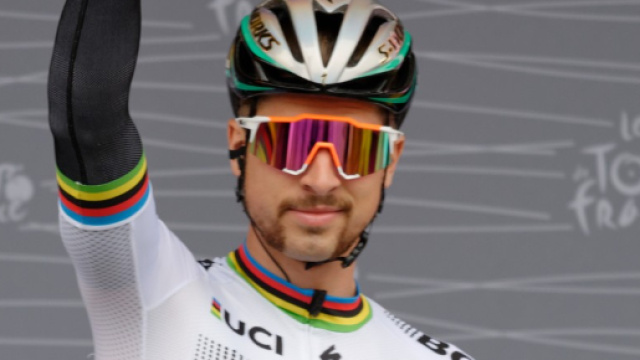 Il Campione del Mondo di ciclismo Peter Sagan