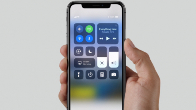 Il display del nuovissimo iPhone X.