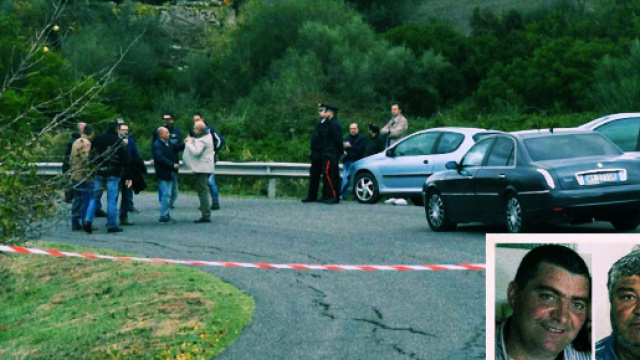 Michelino e Pierpaolo Piras, nella foto piccola in basso a destra, sono stati giustiziati nel loro podere