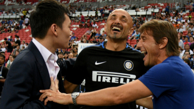 Chelsea-Inter: Spalletti, risate e abbracci con R&uuml;diger e Conte ... - corrieredellosport.it