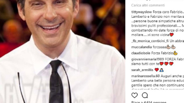 Fabrizio Frizzi: le prime parole sui social