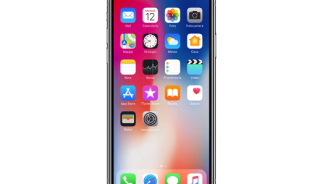 il modo per visualizzare la percentuale della batteria iPhone X