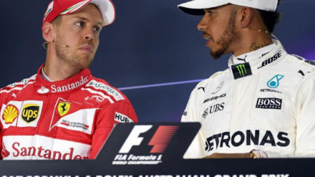 Lewis Hamilton e Sebastian Vettel