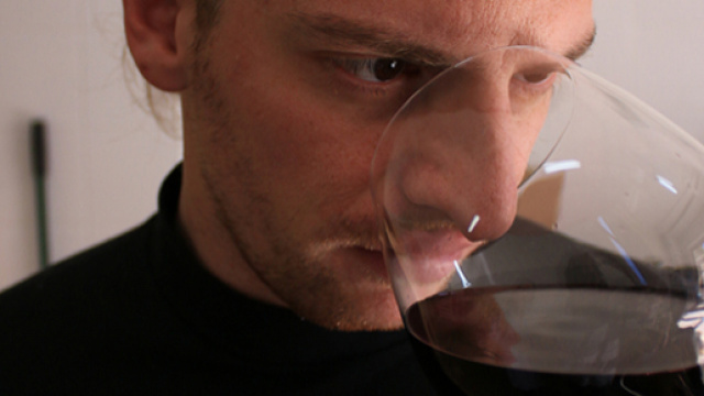 Francesco Gabriele Bafaro, imprenditore e archeologo, mentre esamina la risposta olfattiva dell'Acroneo