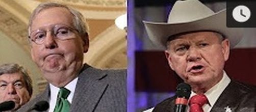Mitch McConnell and Roy Moore [Image via: TYT Politics/YouTube]
