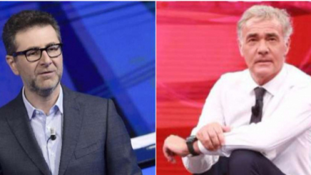 Da sinistra Fabio Fazio e Massimo Giletti.