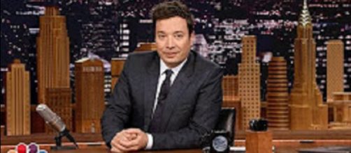 Jimmy Fallon offers loving remembrance of his mom, Gloria, upon his "Tonight Show" return this week. [Image via Tonight Show screencap/YouTube]