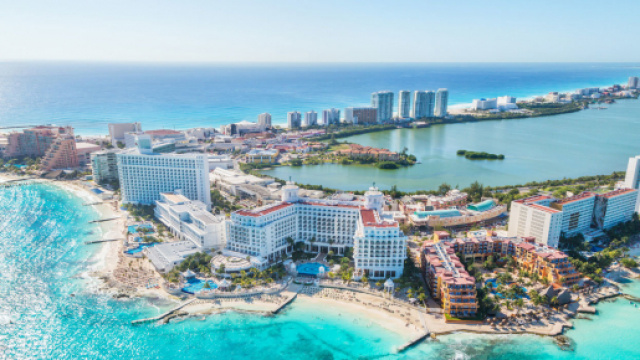 Cancun, Messico - affaccio sul Mar dei Caraibi
