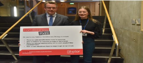 Adam Tomkins MSP attacks the SNP's threat of a second Scottish referendum (Shelter Scotland via Flikr).