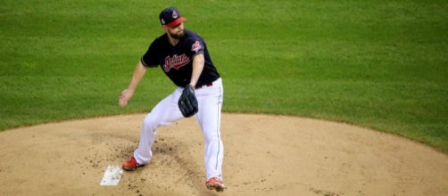 Kluber pitching for the Indians - image - Flickr.com