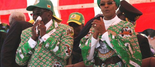 Robert and Grace Mugabe - Wikimedia commons photo.