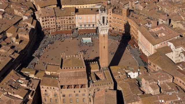 Il centro di Siena dove il corpo di David Rossi &egrave; stato ritrovato