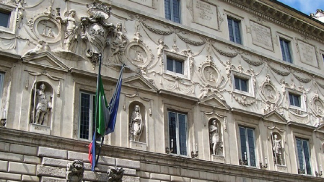 Palazzo Spada a Roma in Piazza Capo di ferro