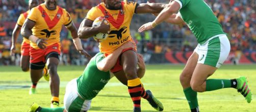 Garry Lo beats five men on his way to the line against Ireland. Image Source: OptaJason (@OptaJason) Twitter Profile &bull; TwiBlue - twiblue.com