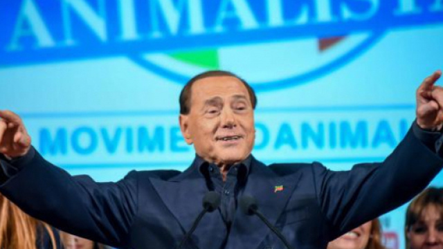 Silvio Berlusconi con il Movimento animalista di Michela Vittoria Brambilla