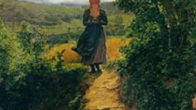 Una ragazza sta guardando un iPhone