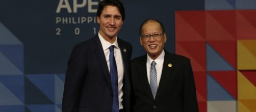 Canadian PM Justin Trudeau with Asian leader [Image Credit: Radio Television Malaca&ntilde;ang/Wikimedia]