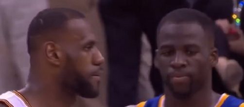 LeBron James and Draymond Green do not always see eye to eye (Image Credit: Krix/YouTube)