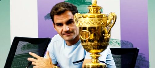 Roger Federer won his eighth Wimbledon title earlier this year. (Image Credit: Wimbledon/YouTube screencap)