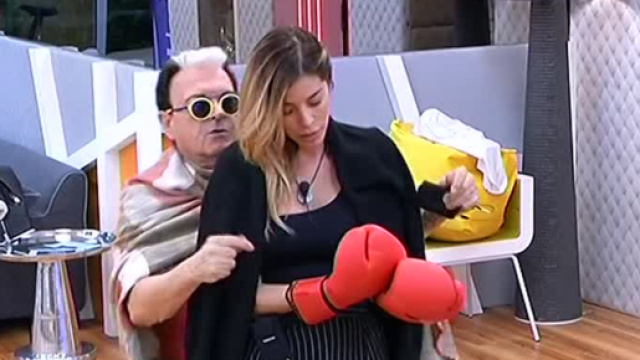 Cristiano Malgioglio e Aida Yespica