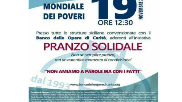 Locandina dell'evento solidale