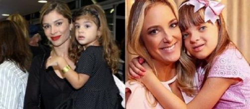 Celebridades brasileiras e suas filhas