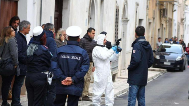 A Sava, in provincia di Taranto, un carabiniere ha sterminato la famiglia dopo una lite per questioni patrimoniali. Foto: tgcom24.