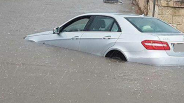 Foto facebook: tanta pioggia sul Salento.